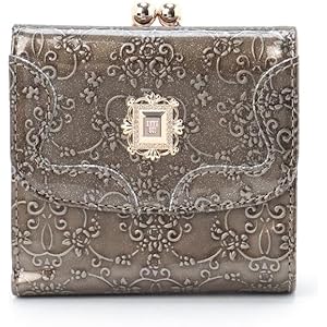 新品未使用　アナスイ　ルーミー　二つ折り財布　グレー アナスイ ANNA SUI ルーミー 口金二つ折り財布 （グレー） -人気